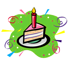 Birthday Cake Cartoon on Animated Gifs Happy Birthday  Cake  Balloons  Clowns