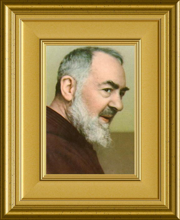 Quadro São Padre Pio de Pietrelcina - Ateliê Sudarius